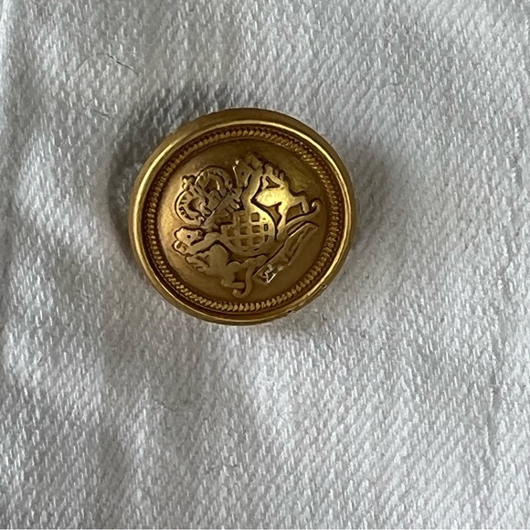 Talbots COTTON SLUB SAILOR CROP Wide Leg  PANTS Size 14 White Costal Preppy - Picture 11 of 15